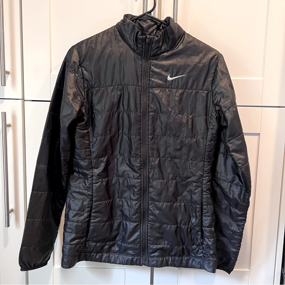 Nike Thermal Women’s Black Puffer Golf Coat